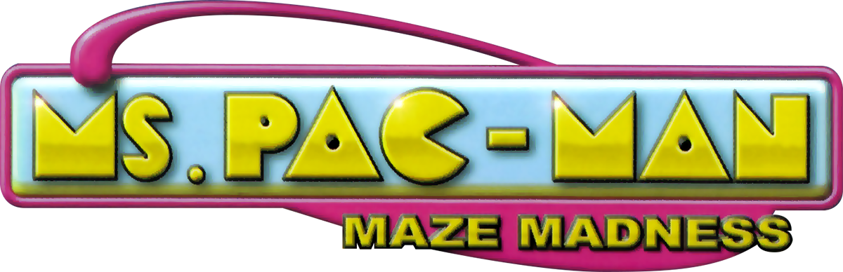 Ms. Pac-Man Maze Madness logo for Nintendo 64
